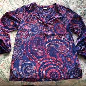 Lilly Pulitzer Silk Elsa top L
